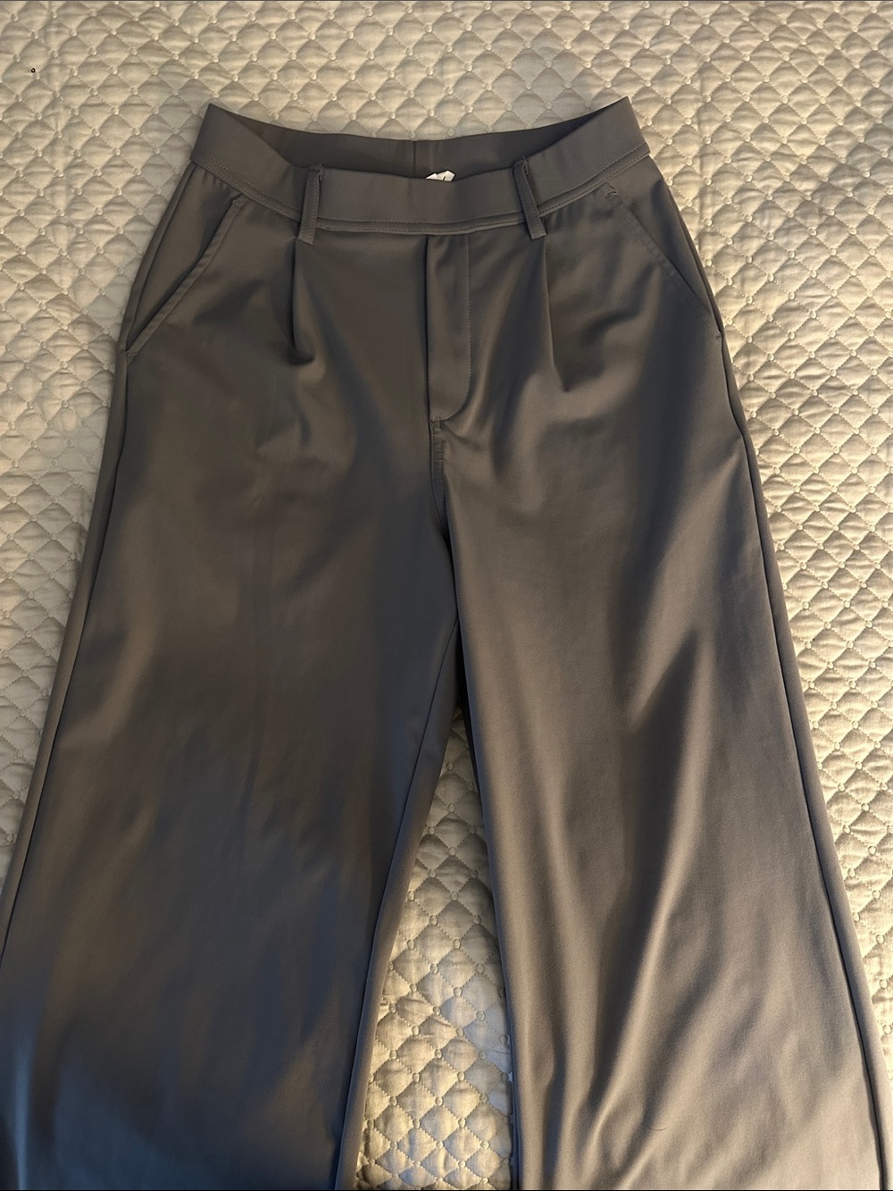 HALARA Grey Wide-Leg Women's Trousers